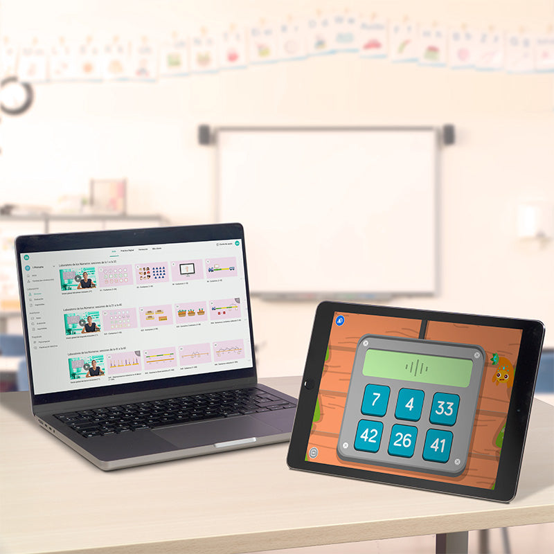 Práctica digital individualizada (Atlas Math) - 1º (App) Idioma: Español