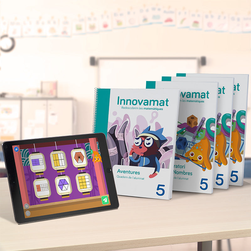 Pack Quaderns + App + Assessment and intervention Innovamat Valencia - 5th grade